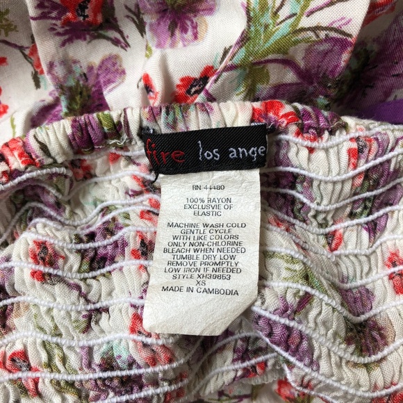 Floral Fit & Flare Dress | Fire Los Angeles - Picture 7 of 7